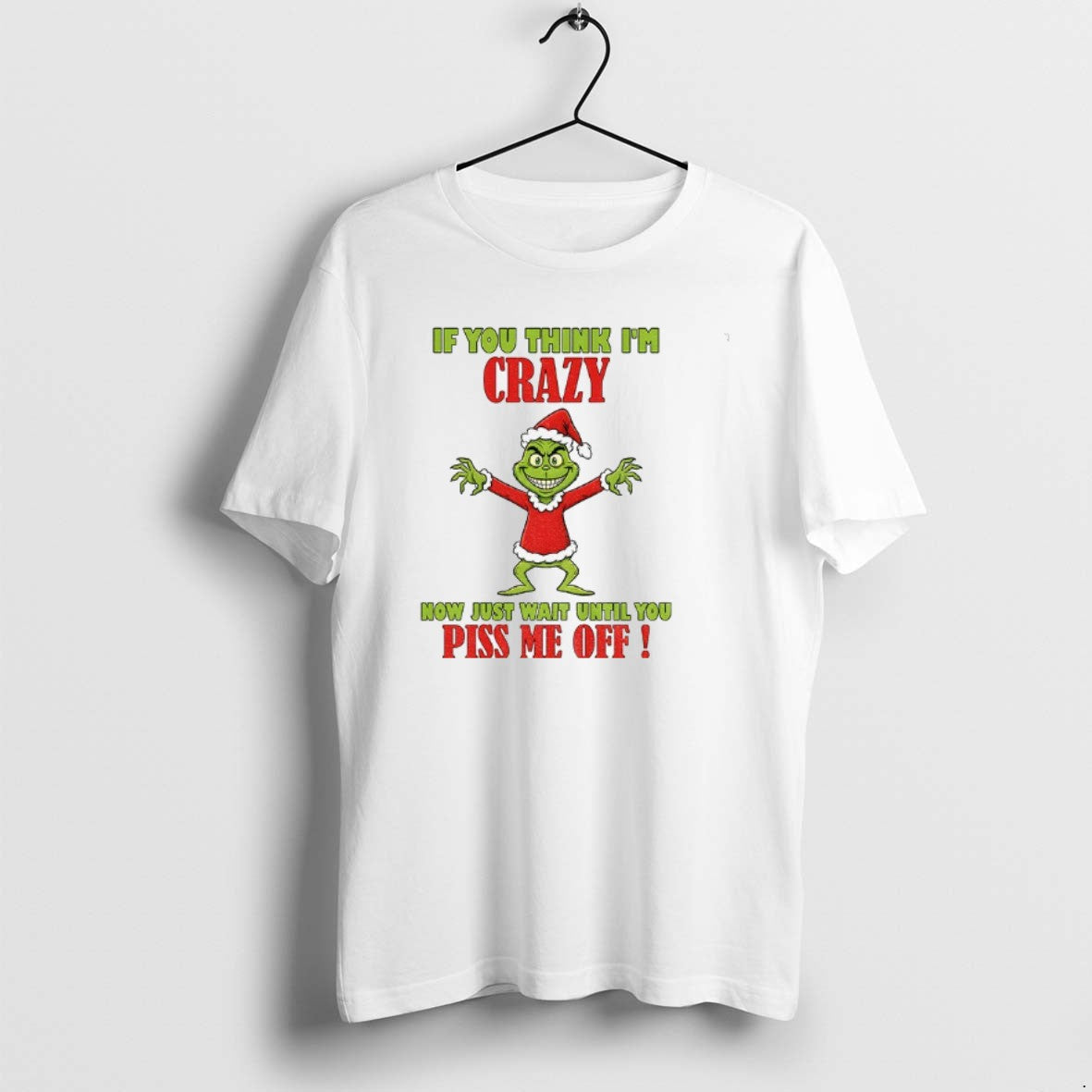 Official Grinch Santa Hat Ive Met My Quota Stupid People Merry