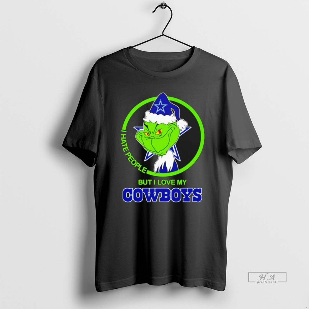 Official Grinch I Hate People But I Love My Dallas Cowboys