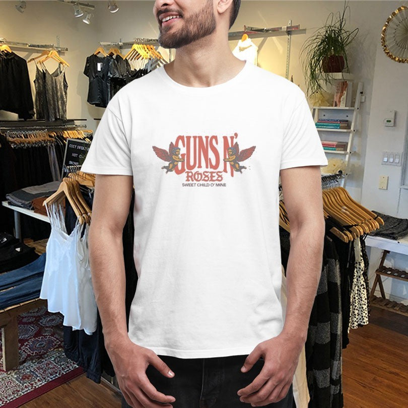 Official Guns N’ Roses Sweet Child O’ Mine Valentine Shirts Unisex , , , Long Sleeve Tee
