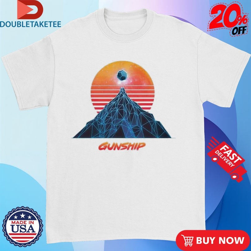 Official Gunship Sun And Mountain Shirts Unisex , , , Long Sleeve Tee
