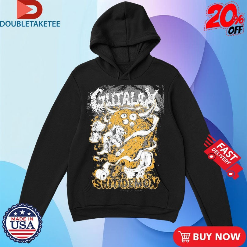 Official Gutalax Shit Demon Shirts Unisex , , , Long Sleeve Tee