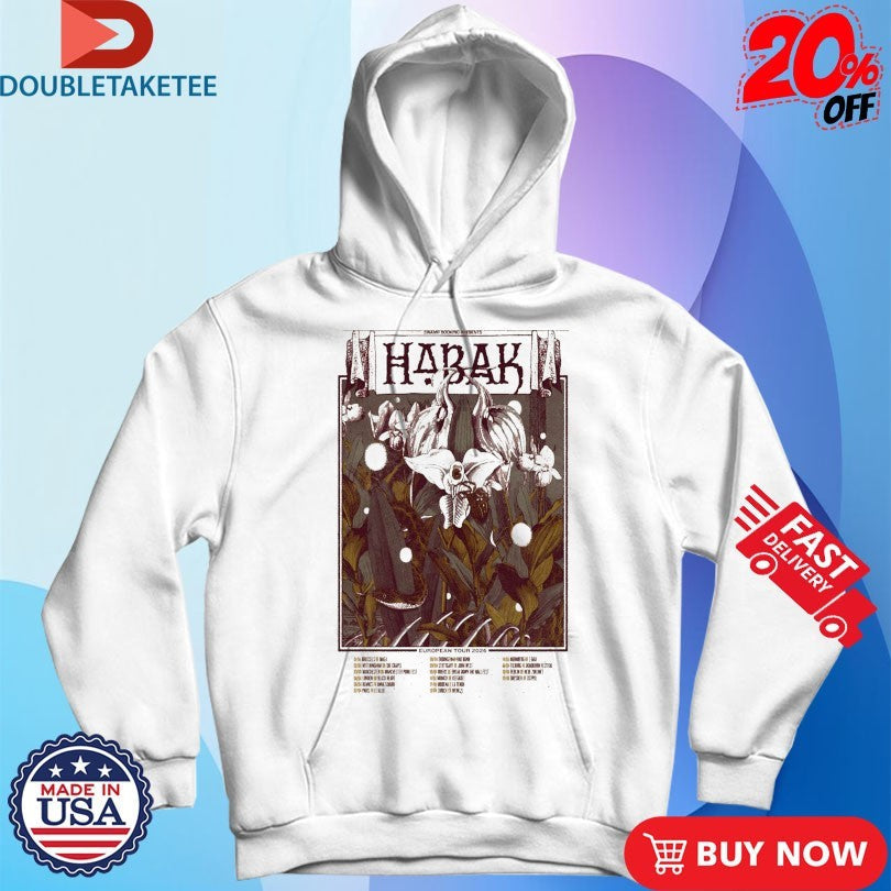 Official Habak European Tour 2026 Shirts Unisex , , , Long Sleeve Tee