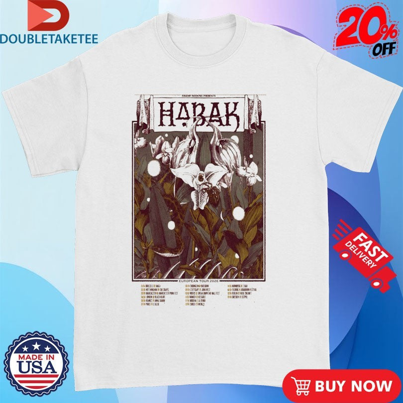 Official Habak European Tour 2026 Shirts Unisex , , , Long Sleeve Tee