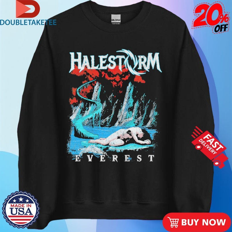 Official Halestorm Distressed Everest Shirts Unisex , , , Long Sleeve Tee