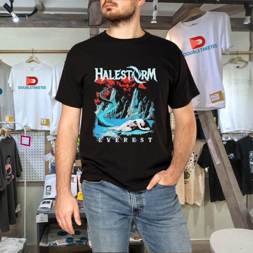 Official Halestorm Distressed Everest Shirts Unisex , , , Long Sleeve Tee