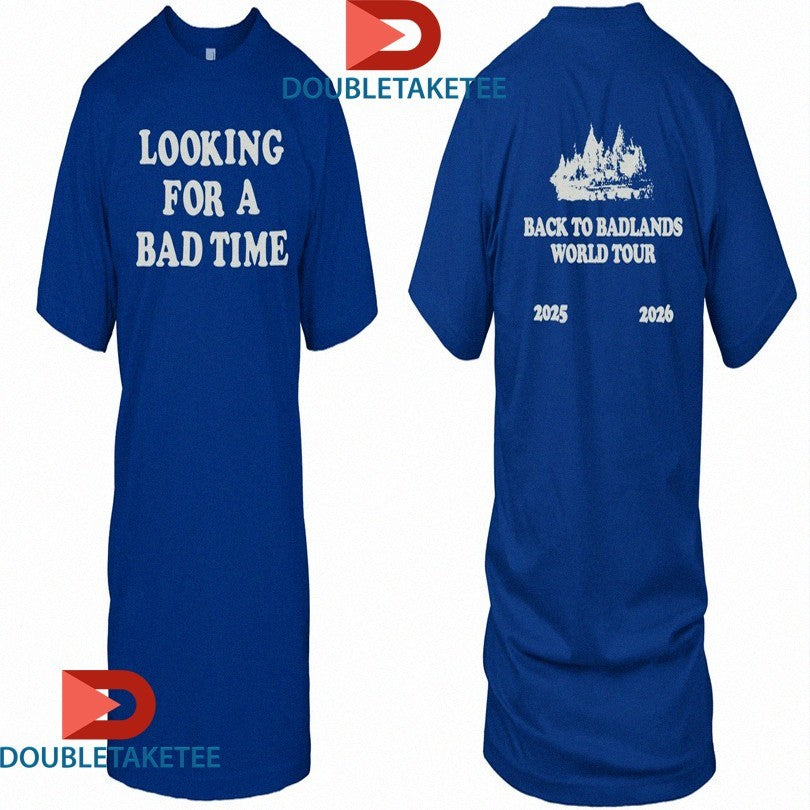 Official Halsey Looking For A Bad Time Back To Badlands World Tour 2025 2026 Shirts Unisex , , , Long Sleeve Tee