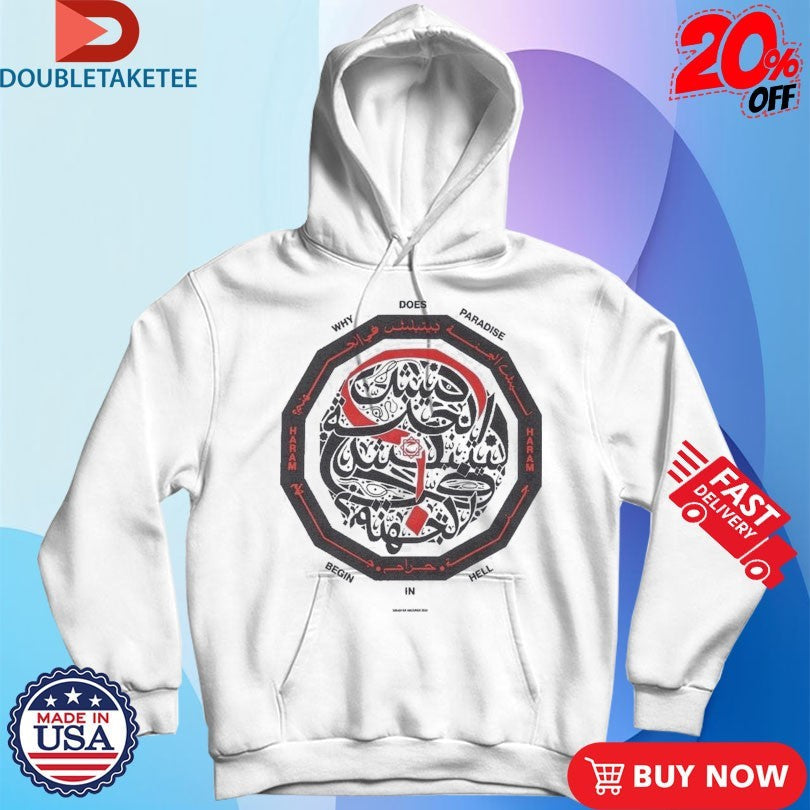 Official Haram Why Does Paradise Begin In Hell Crest Shirts Unisex , , , Long Sleeve Tee
