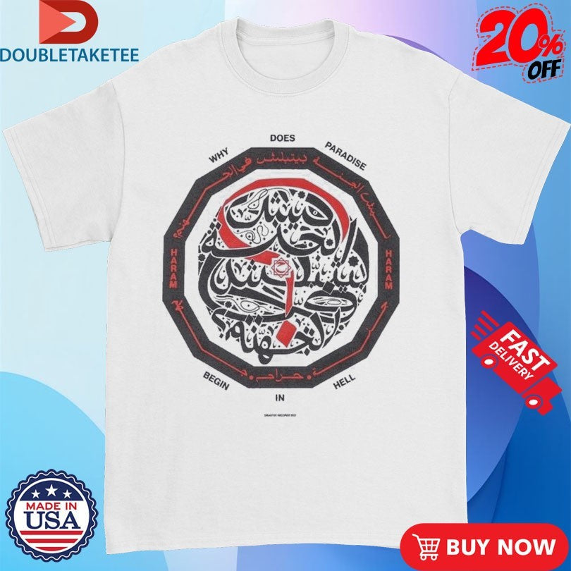Official Haram Why Does Paradise Begin In Hell Crest Shirts Unisex , , , Long Sleeve Tee