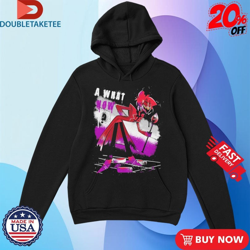Official Hazbin Hotel Alastor What Now Shirts Unisex , , , Long Sleeve Tee