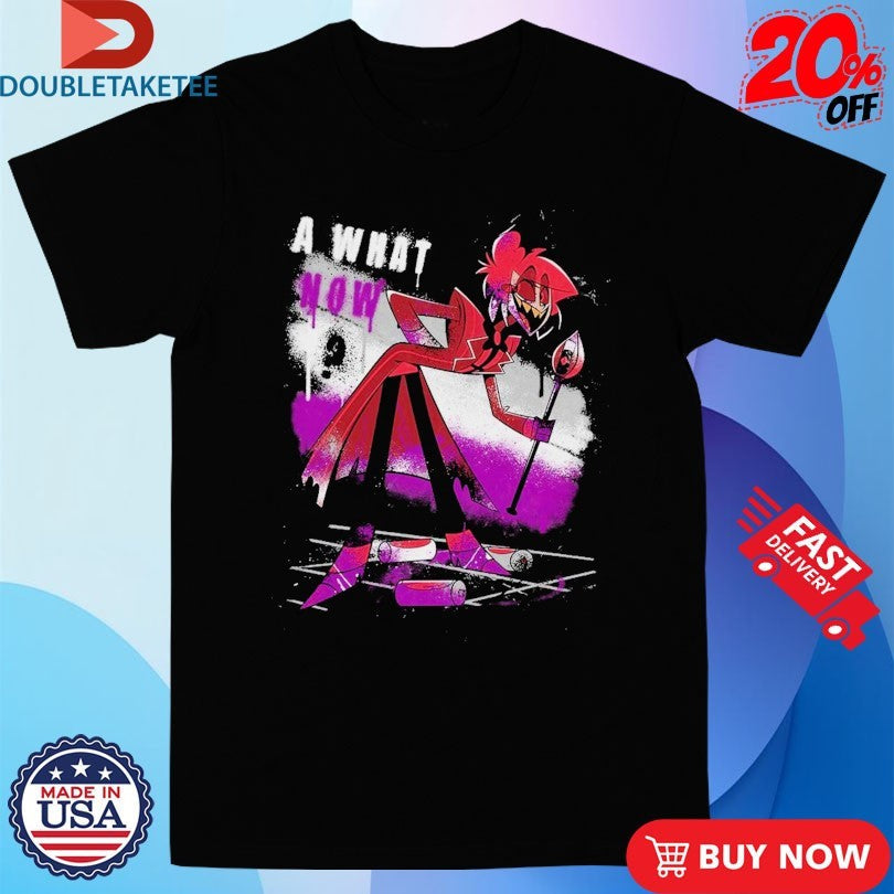 Official Hazbin Hotel Alastor What Now Shirts Unisex , , , Long Sleeve Tee
