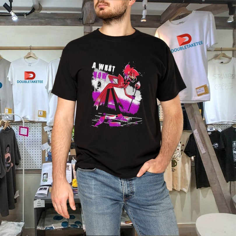 Official Hazbin Hotel Alastor What Now Shirts Unisex , , , Long Sleeve Tee