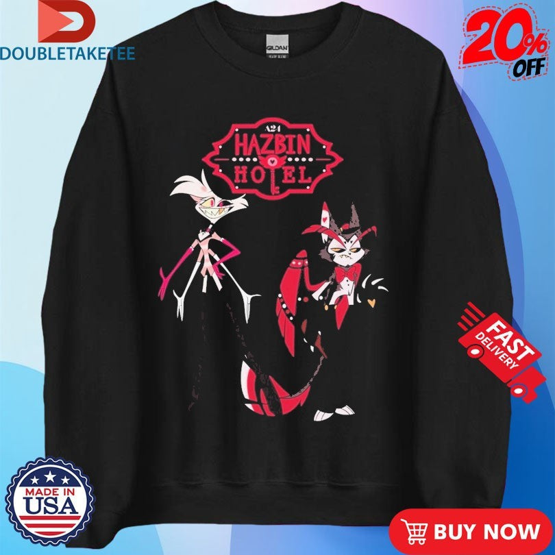 Official Hazbin Hotel Husk Angel Dust Loser Shirts Unisex , , , Long Sleeve Tee