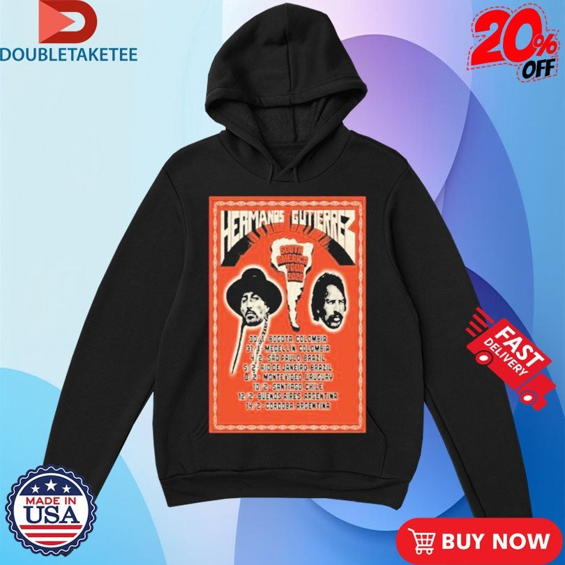 Official Hermanos Gutierrez South America Tour 2026 Shirts Unisex , , , Long Sleeve Tee