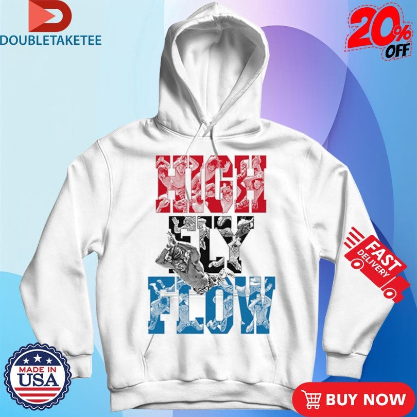 Official Hiroshi Tanahashi High Fly Flow Shirts Unisex , , , Long Sleeve Tee