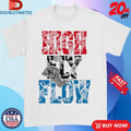 Official Hiroshi Tanahashi High Fly Flow Shirts Unisex , , , Long Sleeve Tee