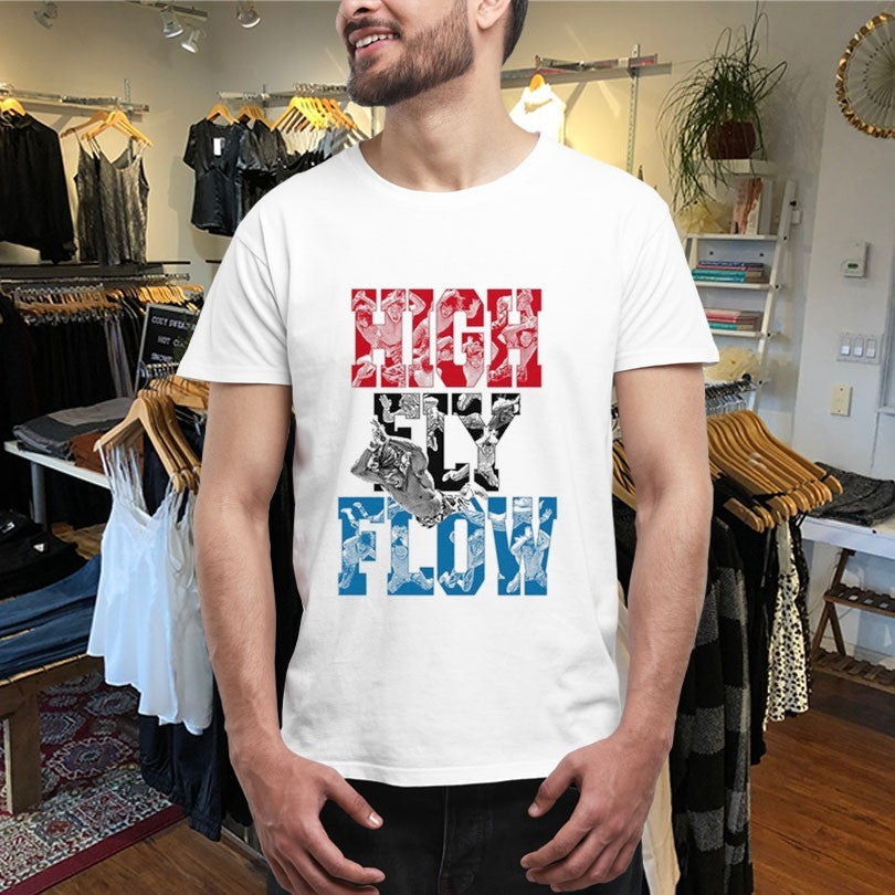Official Hiroshi Tanahashi High Fly Flow Shirts Unisex , , , Long Sleeve Tee