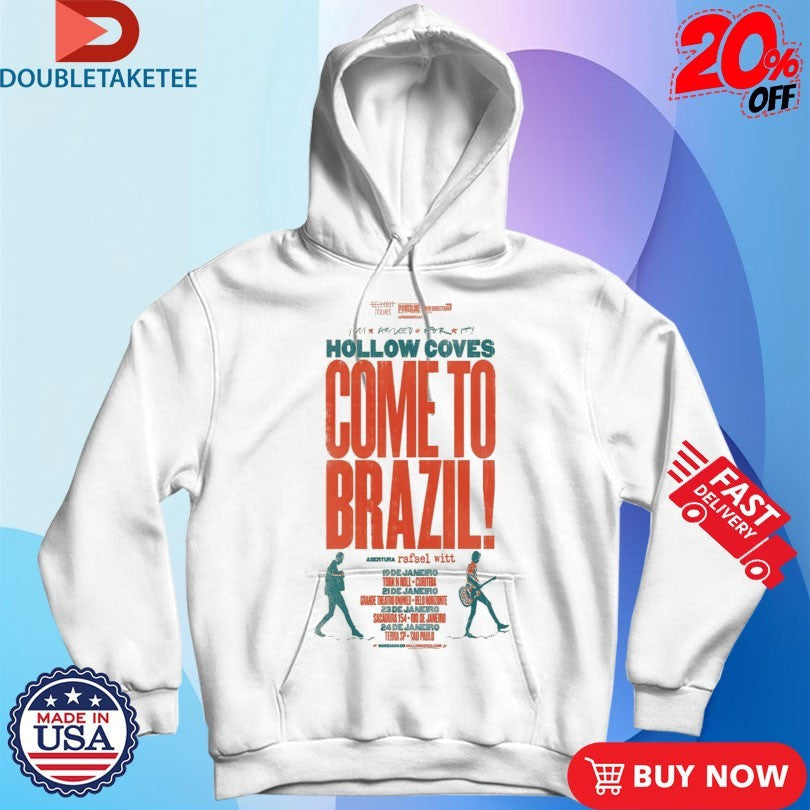 Official Hollow Coves Come To Brazil Fall Tour 2026 Shirts Unisex , , , Long Sleeve Tee