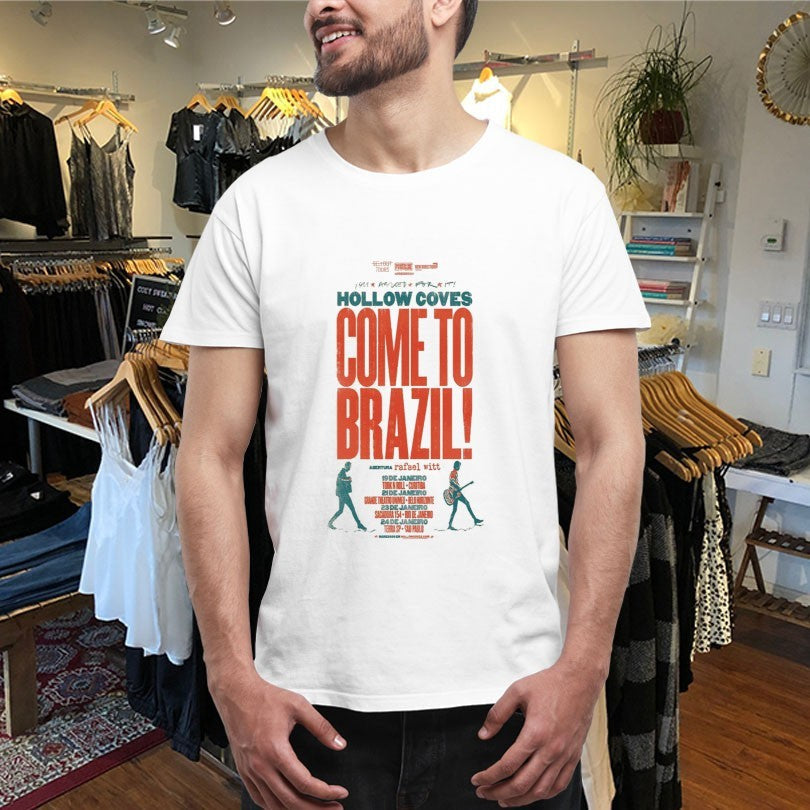 Official Hollow Coves Come To Brazil Fall Tour 2026 Shirts Unisex , , , Long Sleeve Tee