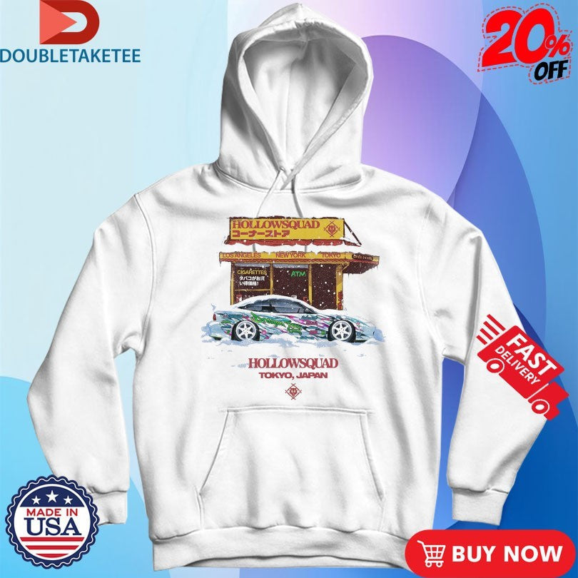 Official Hollowsquad LA Corner Store Tokyo Japan Shirts Unisex , , , Long Sleeve Tee