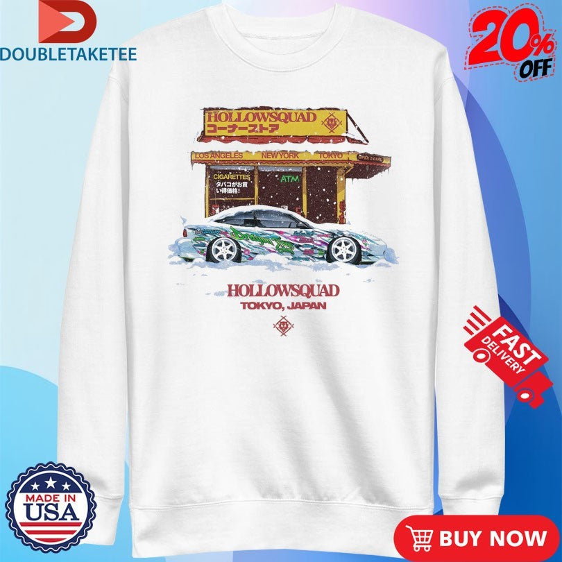 Official Hollowsquad LA Corner Store Tokyo Japan Shirts Unisex , , , Long Sleeve Tee