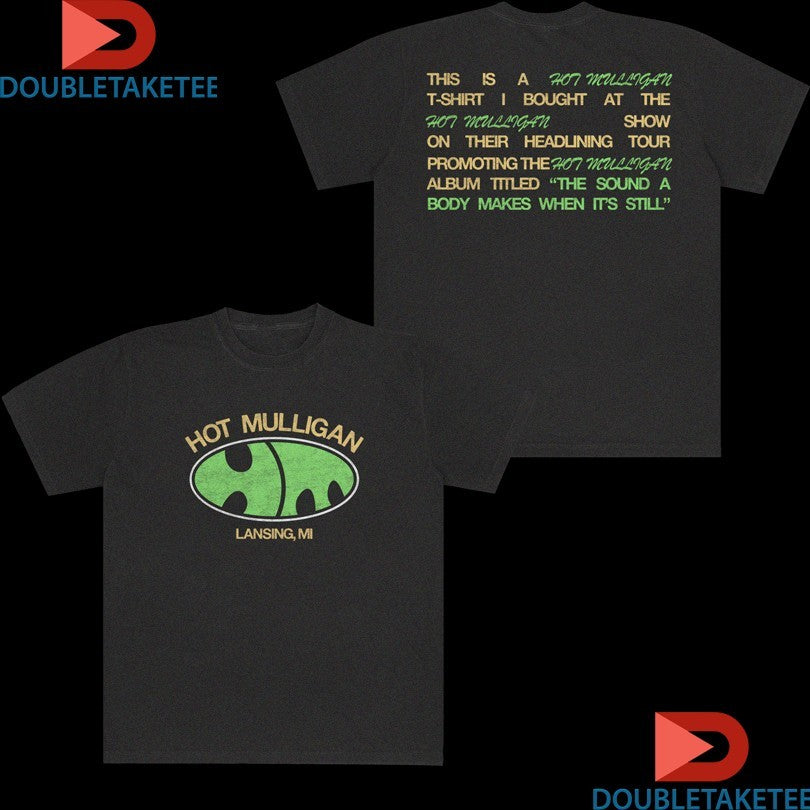 Official Hot Mulligan Lansing MI Bubble Logo Tour 2026 Shirts Unisex , , , Long Sleeve Tee