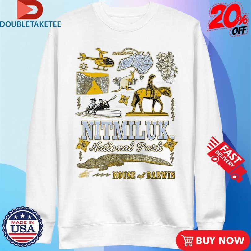 Official House Of Darwin Nitmiluk National Park Gator Shirts Unisex , , , Long Sleeve Tee