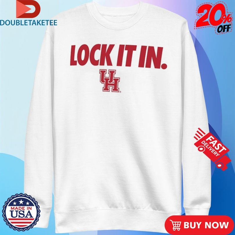 Official Houston Cougars Lock It In Shirts Unisex , , , Long Sleeve Tee