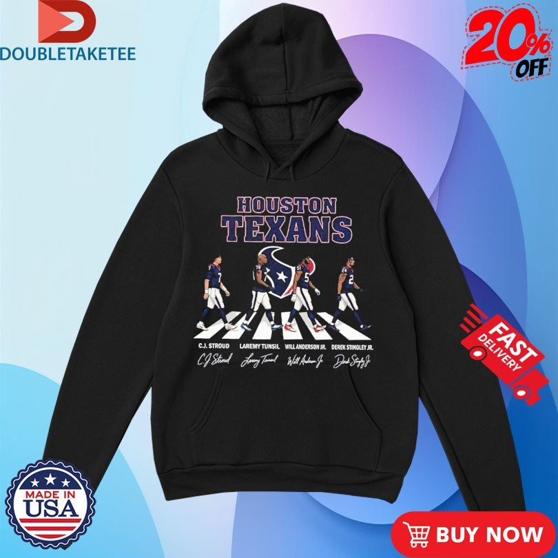 Official Houston Texans C.J. Stroud Laremy Tunsil And Will Anderson Jr Derek Stingley Jr Abbey Road Shirts