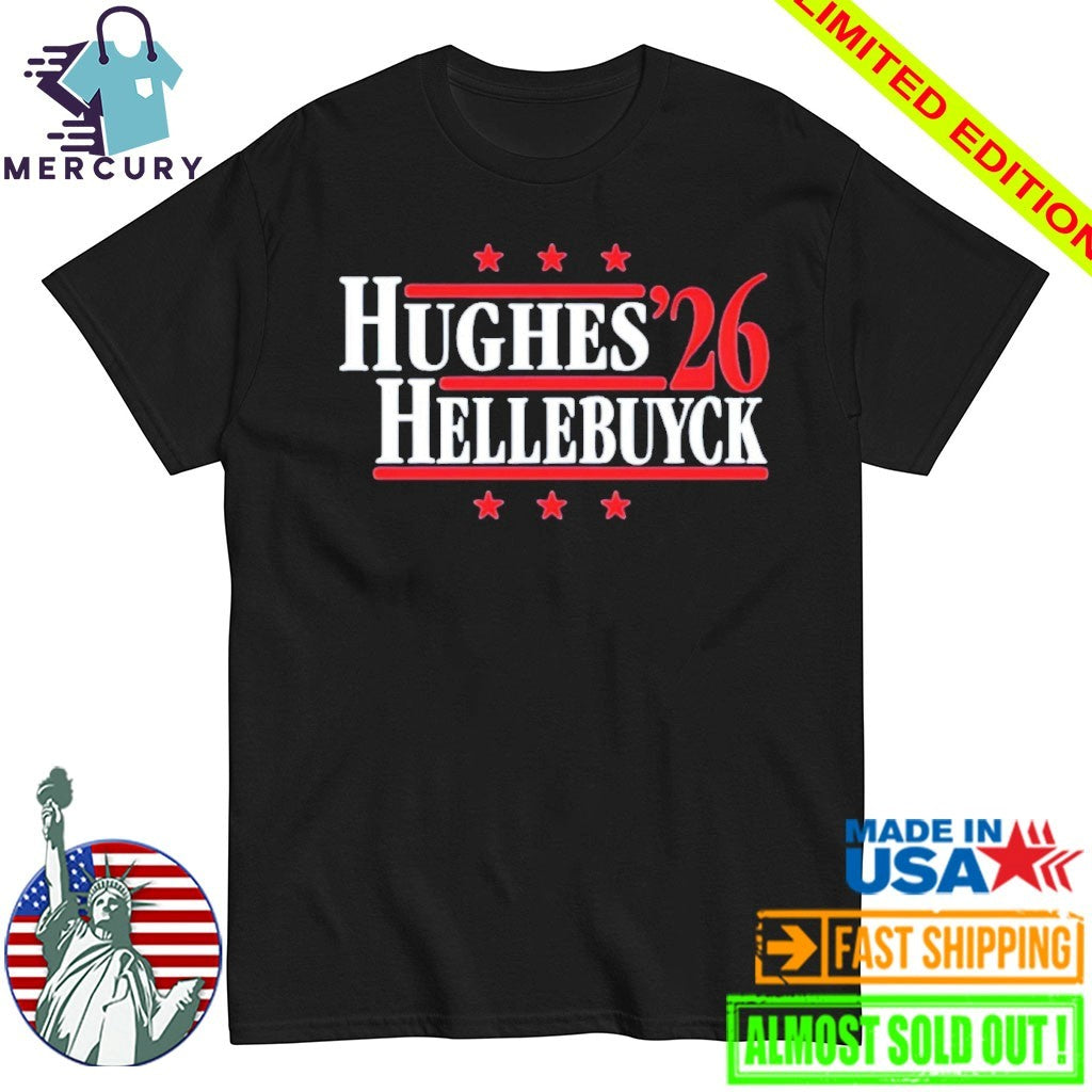 Hughes & Hellebuyck ’26Team USA Campaign Shirt