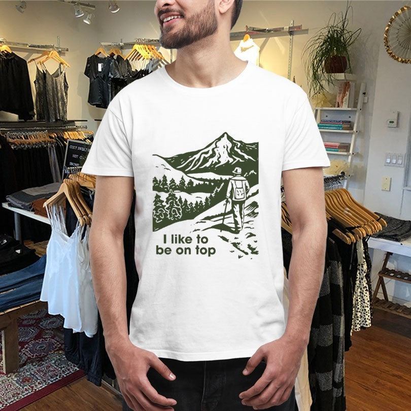 Official I Like To Be On Top Hiking Shirts Unisex , , , Long Sleeve Tee