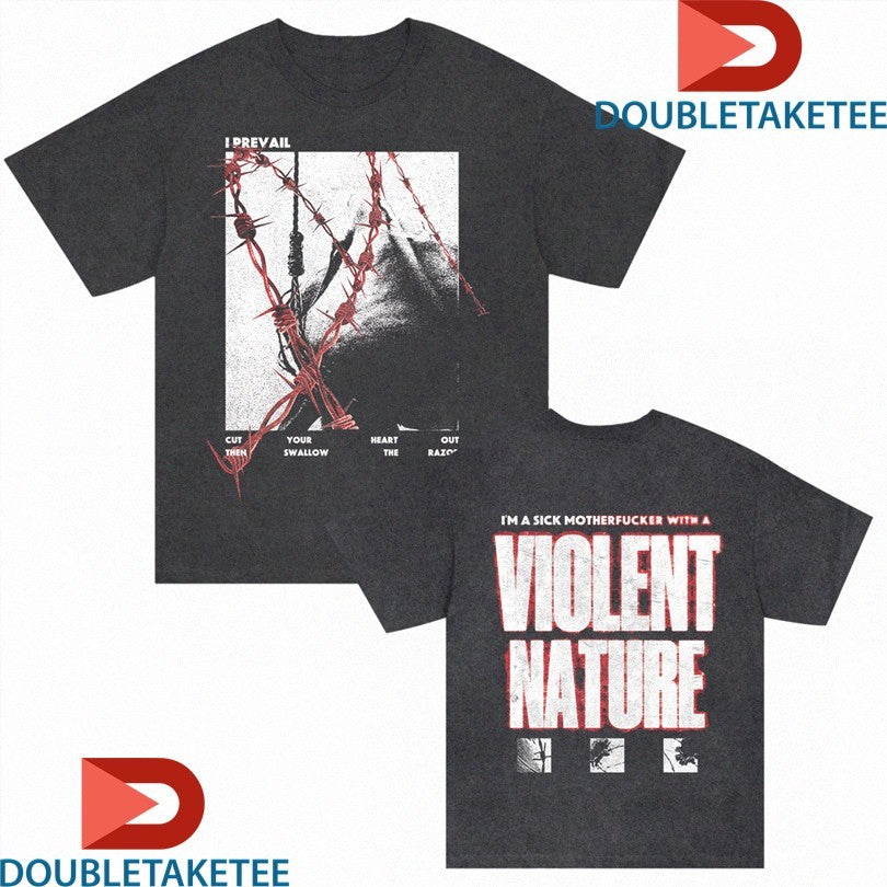 Official I Prevail I’m A Sick Motherfucker With A Violent Nature Shirts Unisex , , , Long Sleeve Tee