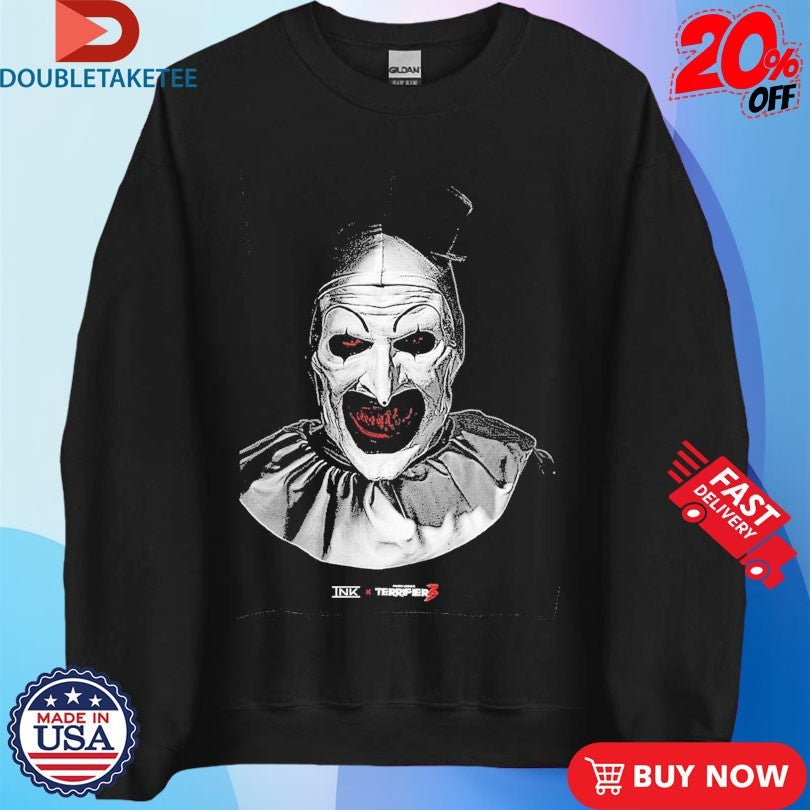Official Ice Nine Kills Silver Scream Con Terrifier 3 Shirts Unisex , , , Long Sleeve Tee