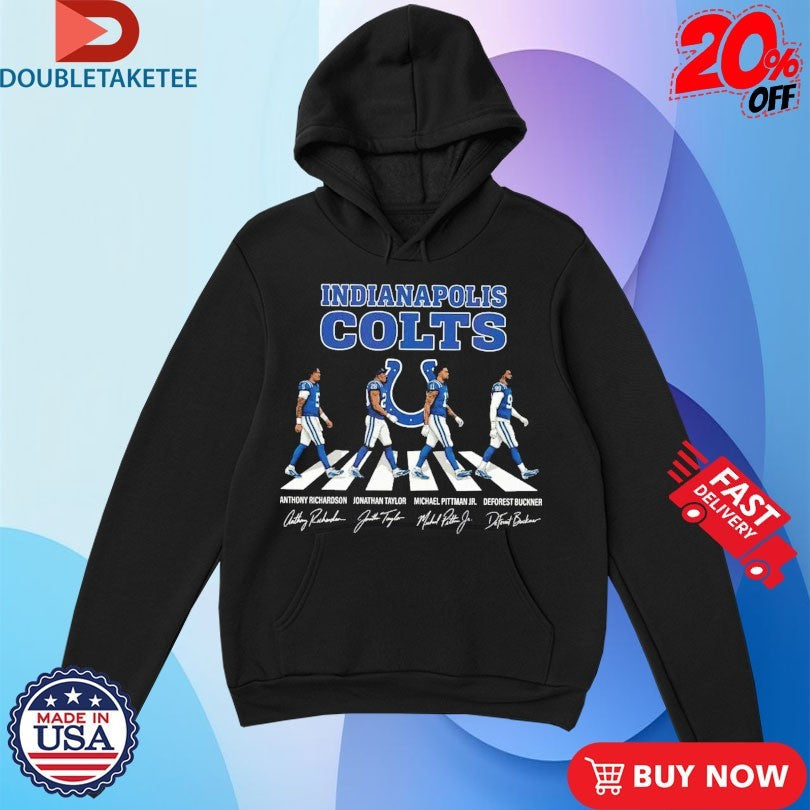 Official Indianapolis Colts Anthony Richardson Jonathan Taylor And Michael Pittman Jr DeForest Abbey Road Shirts