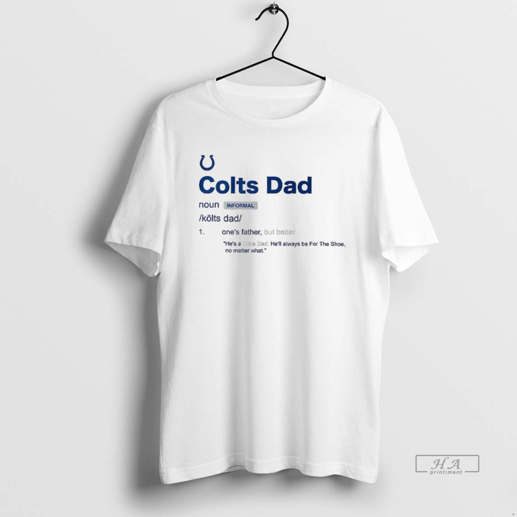 Official Indianapolis Colts Dad Definition