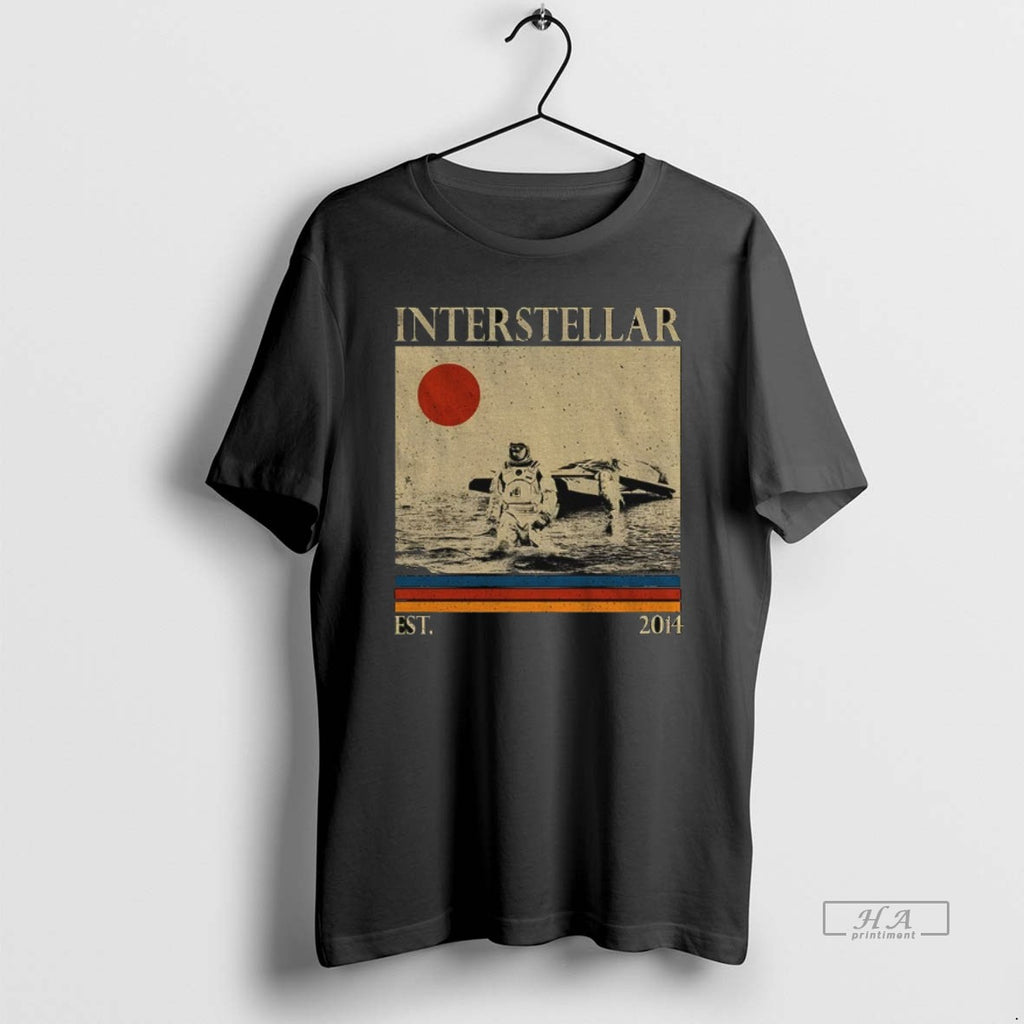 Official Interstellar Movie Est 2014 Vintage