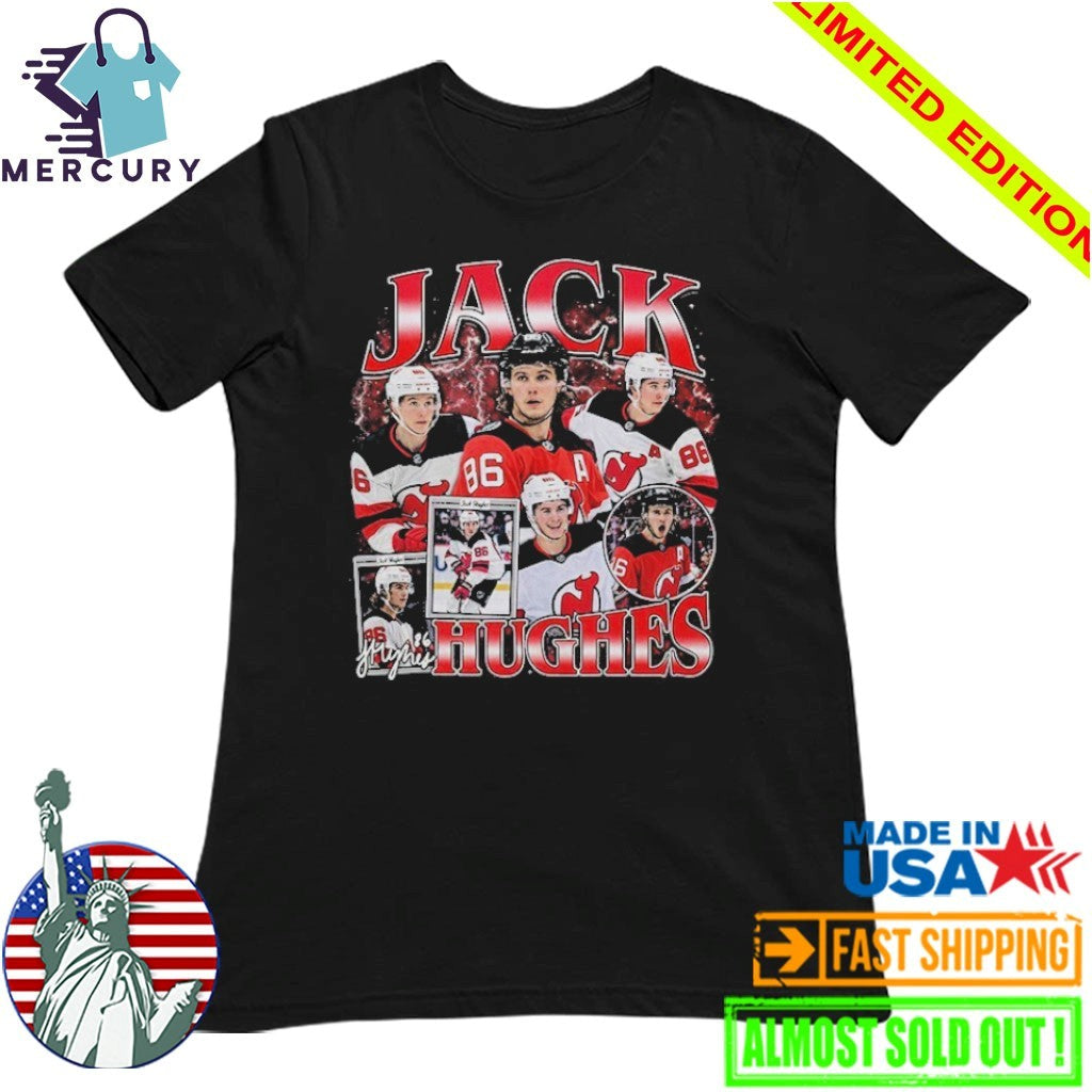 Jack Hughes Ice Hockey American Professional Hockey Championship Shirt