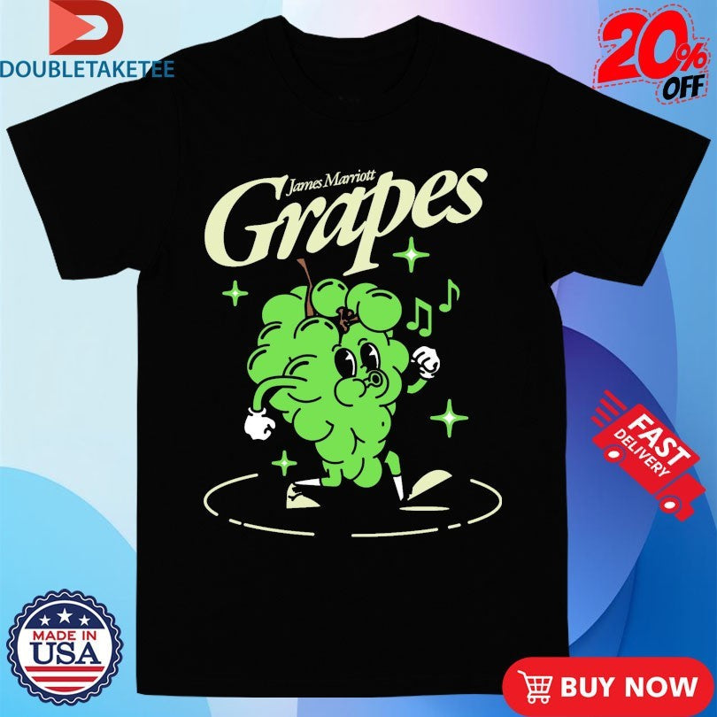 Official James Marriott Grapes Shirts Unisex , , , Long Sleeve Tee