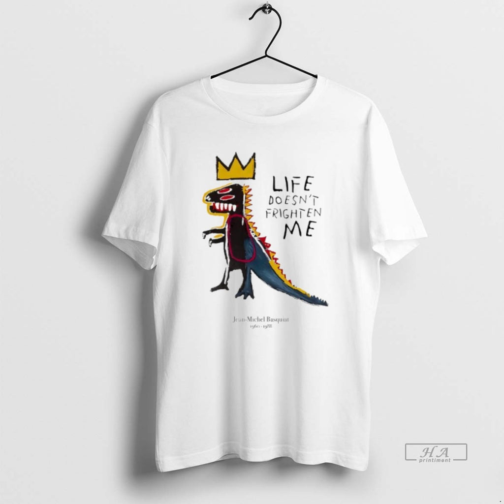 Official Jean Michel Basquiat Dinosaur Life Doesnt Frighten Me