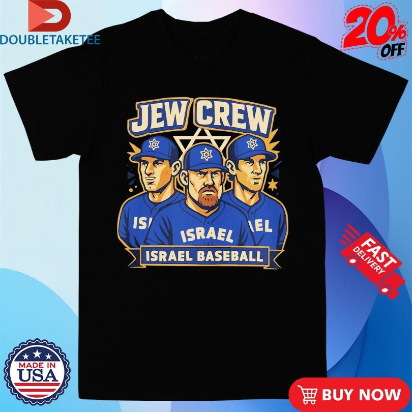Official Jew Crew Israel Baseball Plaeyers Shirts Unisex , , , Long Sleeve Tee