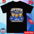 Official Jew Crew Israel Baseball Plaeyers Shirts Unisex , , , Long Sleeve Tee