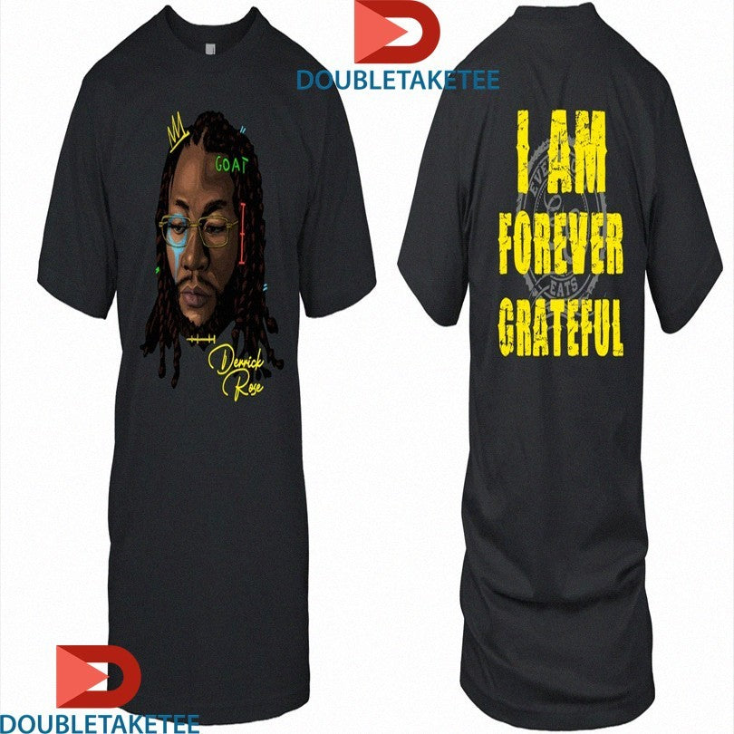 Official Joakim Noah Wearing I Am Forever Grateful Derrick Rose Shirts Unisex , , , Long Sleeve Tee