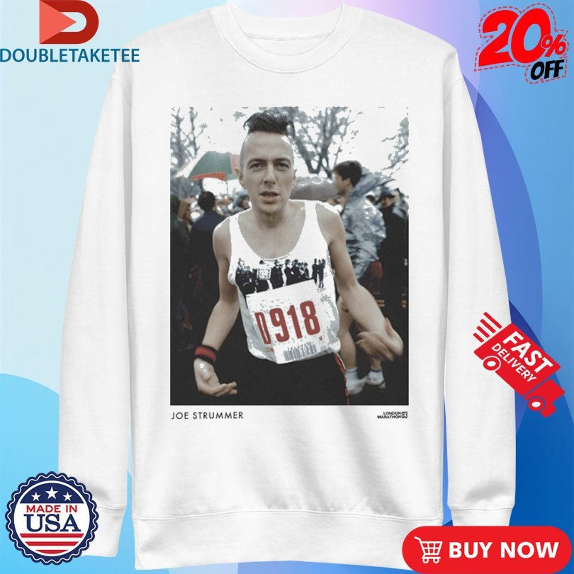 Official Joe Strummer D919 London Marathon Start Shirts Unisex , , , Long Sleeve Tee