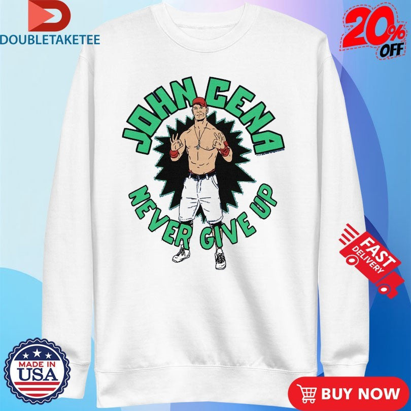 Official John Cena Never Give Up Shirts Unisex , , , Long Sleeve Tee