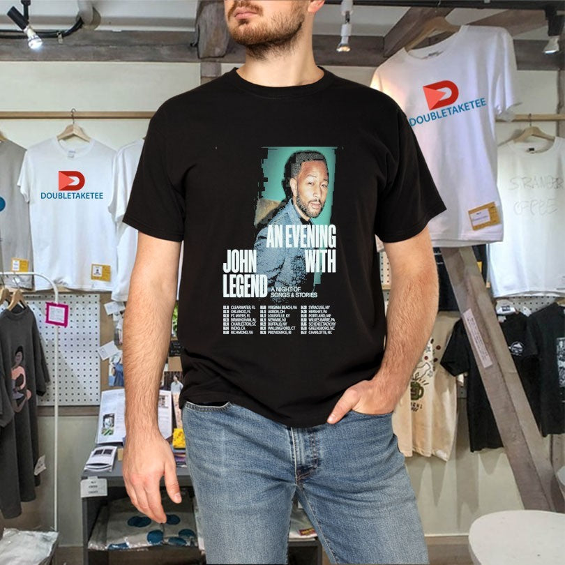 Official John Legend Fall Tour 2026 Dates Shirts Unisex , , , Long Sleeve Tee
