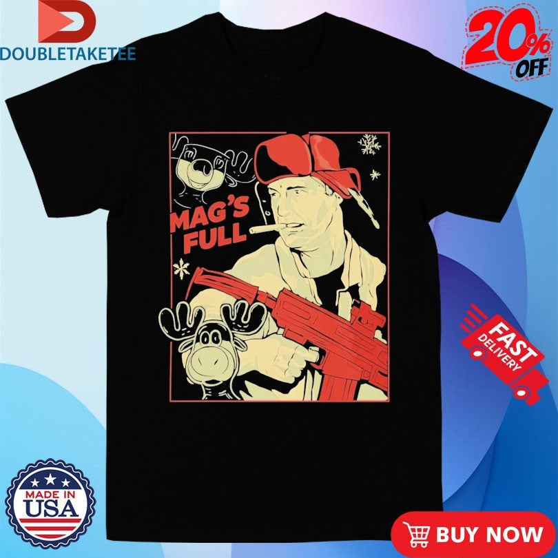 Official John McClane Die Hard Mag’s Full Smoke Shirts Unisex , , , Long Sleeve Tee