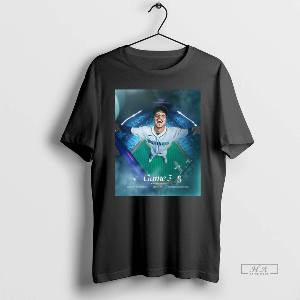 Official Jorge Polanco Seattle Mariners Vs Toronto Blue Jays Game 3 2025 Mlb Alcs