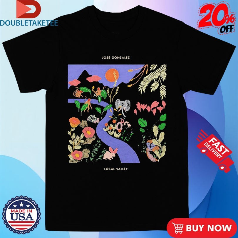 Official Jose Gonzalez Local Valley Album Shirts Unisex , , , Long Sleeve Tee