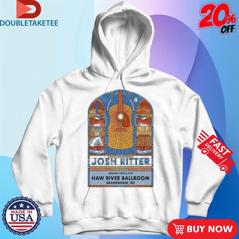 Official Josh Ritter How River Ballroom Jan 30-31 2026 Saxapahaw Unisex , , , Long Sleeve Tee
