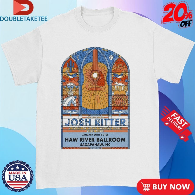 Official Josh Ritter How River Ballroom Jan 30-31 2026 Saxapahaw Unisex , , , Long Sleeve Tee