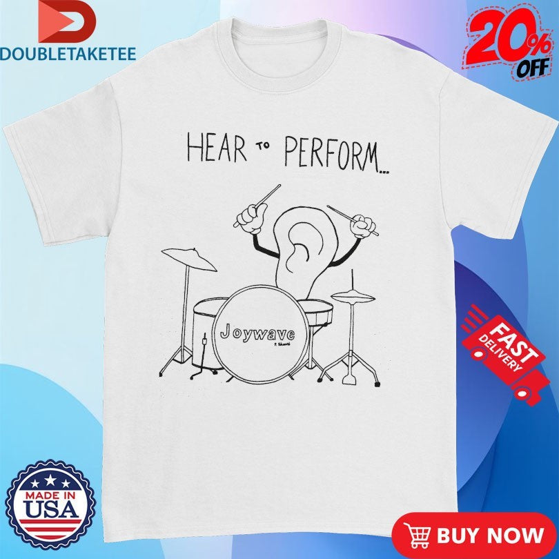 Official Joywave Hear To Perform Ear Shirts Unisex , , , Long Sleeve Tee